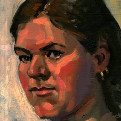 Suzy • 14 x 11 inches, oil on panel